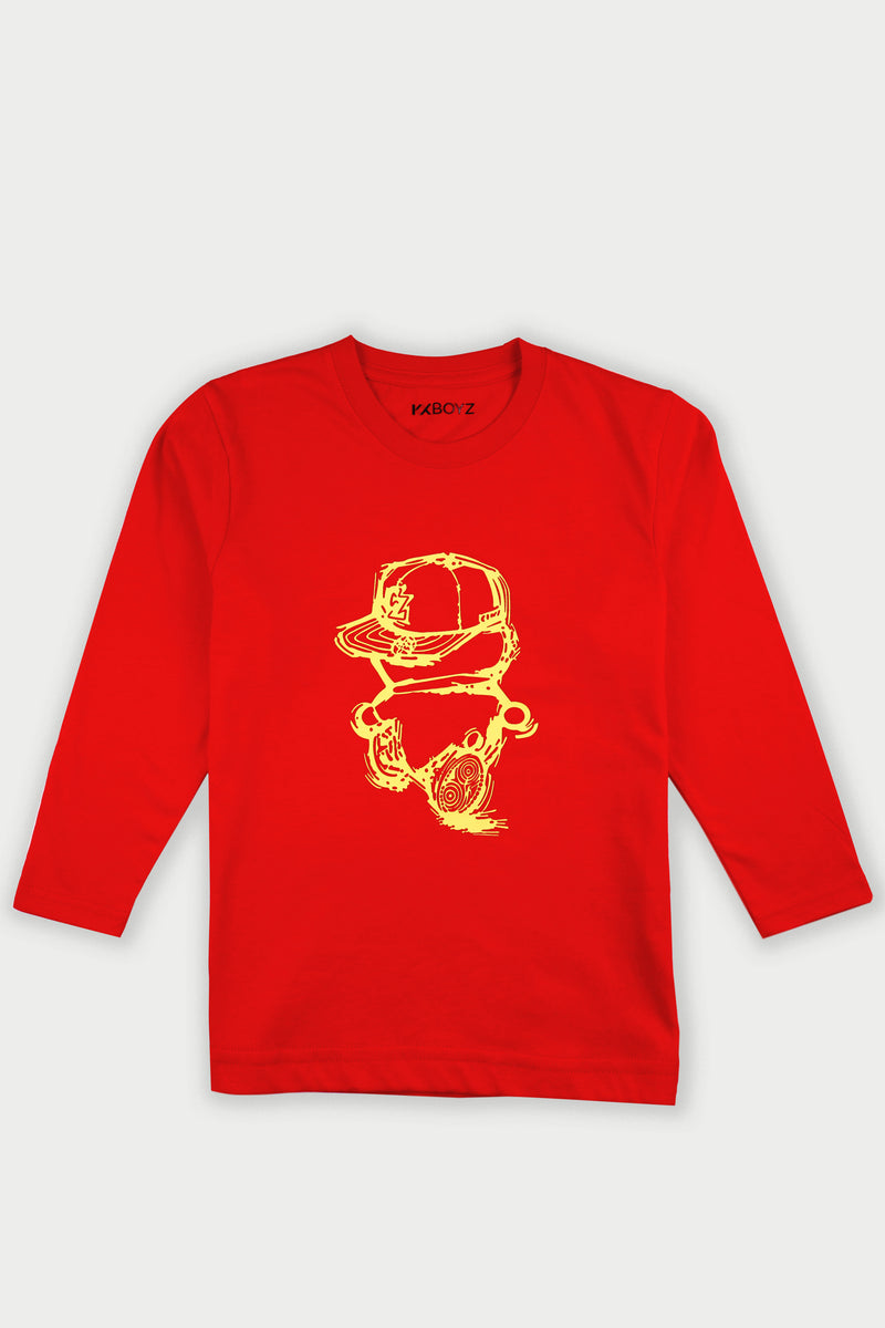 Cool Kid Long Tee - Red