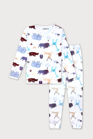 Elephant Pyjamas - White