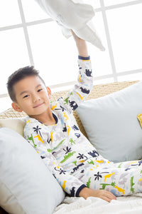 Giraffe Pyjamas - White