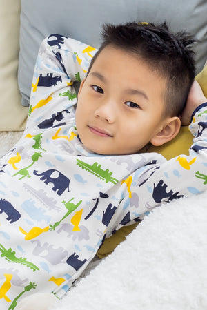 Giraffe Pyjamas - White