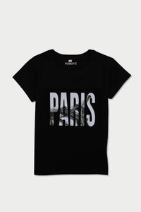 Paris Black T-Shirt