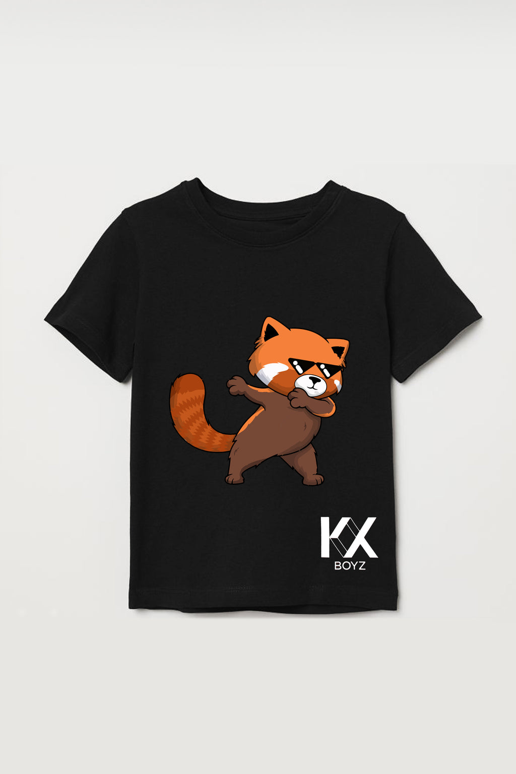 Cool Red Panda Tee - Black