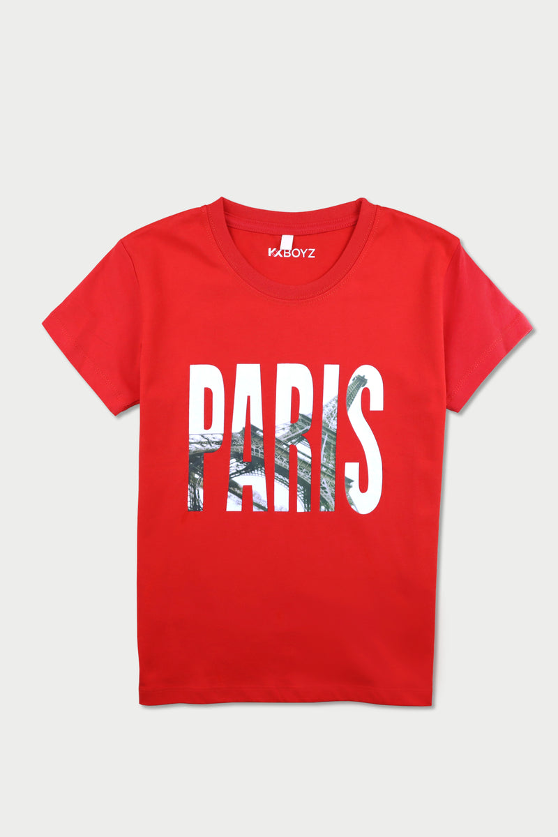 Paris Red T-Shirt