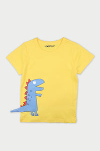 3D Dino T-Shirt - Yellow